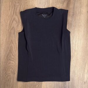 Athleta - Black Sleeveless Tee - XXS